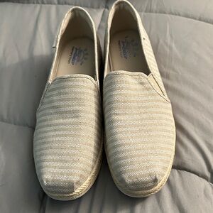 Striped Slip-On Espadrilles